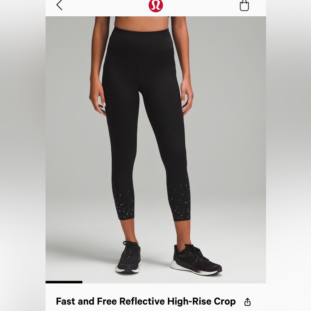 BRAND NEW LULULEMON fast and free leggings!